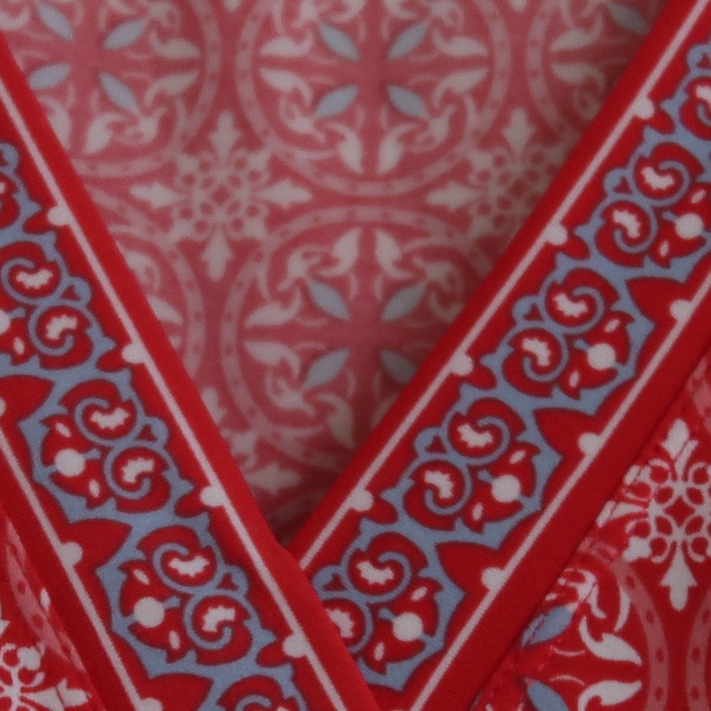 Max Studio Red Pattern Dress! - image 4